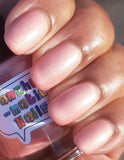 Little Girl Lost Nail Polish - matte rose gold metallic - Fanchromatic Nails