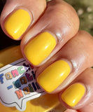 The Precious Sun Nail Polish - rich buttery yellow creme - Fanchromatic Nails