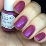 The Séance Nail Polish - mauve pink/purple jelly - Fanchromatic Nails