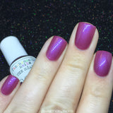 The Séance Nail Polish - mauve pink/purple jelly - Fanchromatic Nails