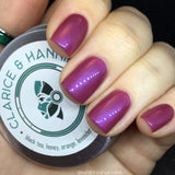 The Séance Nail Polish - mauve pink/purple jelly - Fanchromatic Nails