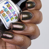 Most Imperial Majesty Nail Polish - holo chameleon gold/copper/rust shift - Fanchromatic Nails