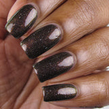 Most Imperial Majesty Nail Polish - holo chameleon gold/copper/rust shift - Fanchromatic Nails