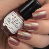 The Upside Down Nail Polish - color shifting tawny bronze - Fanchromatic Nails