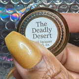 The Deadly Desert: sandy tan with a secret shimmer - Fanchromatic Nails