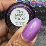 The Magic Mirror Nail Polish: soft purple linear holographic - Fanchromatic Nails