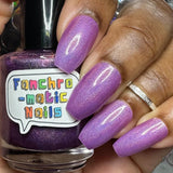 The Magic Mirror Nail Polish: soft purple linear holographic - Fanchromatic Nails