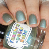 Over The Rainbow Nail Polish - matte iridescent rainbows - Fanchromatic Nails