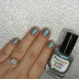 Over The Rainbow Nail Polish - matte iridescent rainbows - Fanchromatic Nails
