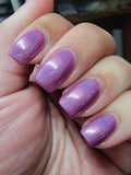 The Magic Mirror Nail Polish: soft purple linear holographic - Fanchromatic Nails