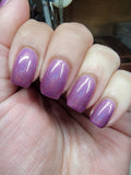 The Magic Mirror Nail Polish: soft purple linear holographic - Fanchromatic Nails