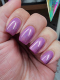 The Magic Mirror Nail Polish: soft purple linear holographic - Fanchromatic Nails