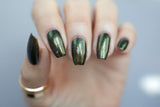 I'll Get You, My Pretty!! Nail Polish - gold/green/teal chameleon - Fanchromatic Nails