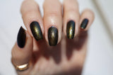 I'll Get You, My Pretty!! Nail Polish - gold/green/teal chameleon - Fanchromatic Nails