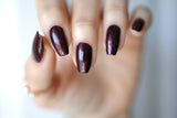 The Nome King Nail Polish - red/black duochrome creme - Fanchromatic Nails