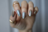 Over The Rainbow Nail Polish - matte iridescent rainbows - Fanchromatic Nails