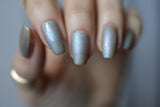 Over The Rainbow Nail Polish - matte iridescent rainbows - Fanchromatic Nails