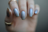 Over The Rainbow Nail Polish - matte iridescent rainbows - Fanchromatic Nails