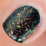 Pelvic Sorcery Nail Polish - color shifting metallic flakies - Fanchromatic Nails