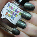 The Upside Down Nail Polish - color shifting tawny bronze - Fanchromatic Nails