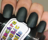 Your Mind is a Walled Garden Nail Polish - dark green matte metallic - Fanchromatic Nails