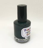 Your Mind is a Walled Garden Nail Polish - dark green matte metallic - Fanchromatic Nails