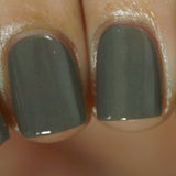 A Shortcut to Mushrooms Nail Polish - matte earthy grey - Fanchromatic Nails