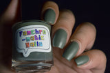 A Shortcut to Mushrooms Nail Polish - matte earthy grey - Fanchromatic Nails