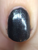 Into the Black Nail Polish - very special shimmery black - Fanchromatic Nails