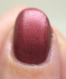 Devil Got My Woman Nail Polish - matte deep red - Fanchromatic Nails