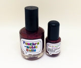 Devil Got My Woman Nail Polish - matte deep red - Fanchromatic Nails
