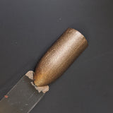 Mando Nail Polish - brushed-metal matte chocolate bronze - Fanchromatic Nails