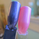 The Séance Nail Polish - mauve pink/purple jelly - Fanchromatic Nails