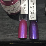 The Séance Nail Polish - mauve pink/purple jelly - Fanchromatic Nails