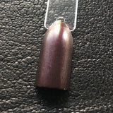Not A Lady Nail Polish - matte/leather finish deep rusty red - Fanchromatic Nails