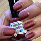 Devil Got My Woman Nail Polish - matte deep red - Fanchromatic Nails