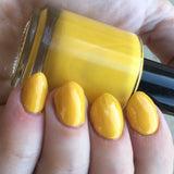 The Precious Sun Nail Polish - rich buttery yellow creme - Fanchromatic Nails