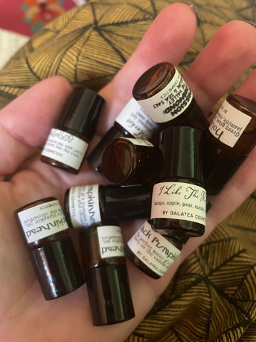 Perfume Oil - Samples - adorable mini rollerballs in dozens of scents! - Fanchromatic Nails