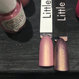 Little Girl Lost Nail Polish - matte rose gold metallic - Fanchromatic Nails