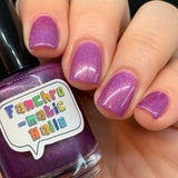 The Magic Mirror Nail Polish: soft purple linear holographic - Fanchromatic Nails