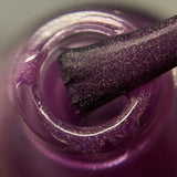 The Magic Mirror Nail Polish: soft purple linear holographic - Fanchromatic Nails