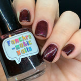 The Nome King Nail Polish - red/black duochrome creme - Fanchromatic Nails