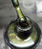 I'll Get You, My Pretty!! Nail Polish - gold/green/teal chameleon - Fanchromatic Nails