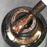 Most Imperial Majesty Nail Polish - holo chameleon gold/copper/rust shift - Fanchromatic Nails