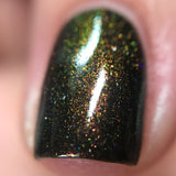 Most Imperial Majesty Nail Polish - holo chameleon gold/copper/rust shift - Fanchromatic Nails