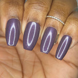 Do You Feel Held? Nail Polish - warm-toned purple with blue & red shimmer - Fanchromatic Nails