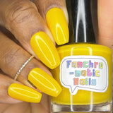 The Precious Sun Nail Polish - rich buttery yellow creme - Fanchromatic Nails