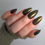 I'll Get You, My Pretty!! Nail Polish - gold/green/teal chameleon - Fanchromatic Nails