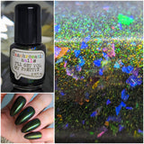 I'll Get You, My Pretty!! Nail Polish - gold/green/teal chameleon - Fanchromatic Nails