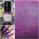 The Magic Mirror Nail Polish: soft purple linear holographic - Fanchromatic Nails